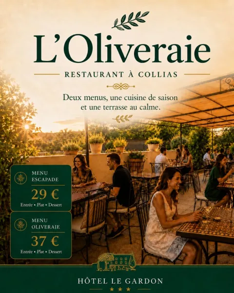 Discover the restaurant L’Oliveraie